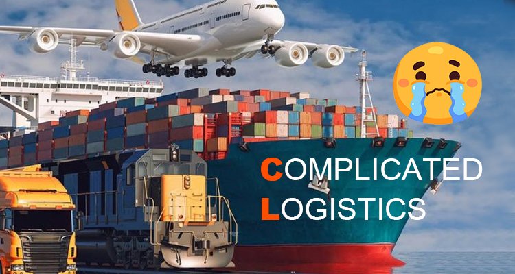 Key Challenges When Importing Cat Water Fountain in Small Quantities Complicated Logistics of Low MOQ Cat Water Fountain Factory in China: Essential Small-Scale Importing Guide 2025 An illustration of a cargo ship, plane, and train with a crying face emoji, highlighting the "Complicated Logistics" that can be a challenge when importing from a Low MOQ cat water fountain factory in China.