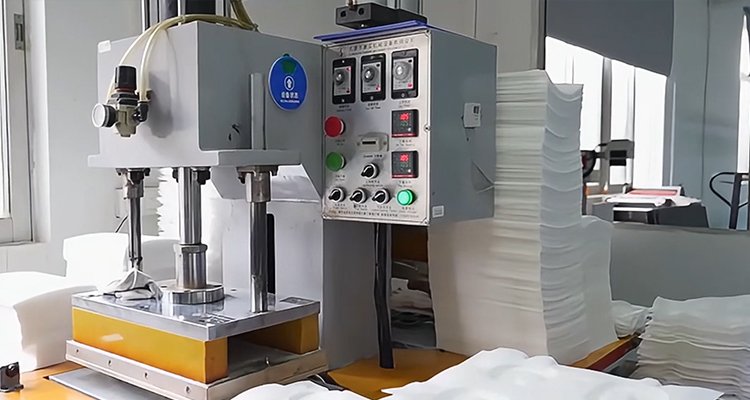 Low MOQ Cat Water Fountain Factory in China 1 of Low MOQ Cat Water Fountain Factory in China: Essential Small-Scale Importing Guide 2025 A piece of automated machinery in a factory, showing the manufacturing process of pet product components at a Low MOQ cat water fountain factory in China.