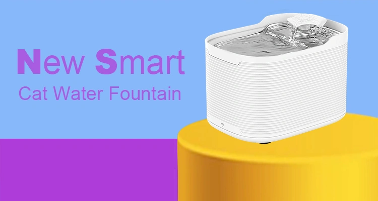 Global Sources Indonesia Show 2025 Smart Automatic Cat Water Fountains by Petrust® of Global Sources Indonesia Show 2025: Meet Petrust® in Jakarta for Innovative Pet Tech Solutions A new smart cat water fountain on a yellow pedestal, a featured product at the Global Sources Indonesia Show 2025.