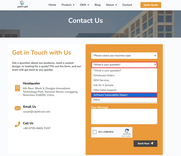 Petrust®s Smart Pet Product Software Maintenance How to Submit a Software Vulnerability Report of Smart Pet Product Software Maintenance: Petrust®’s Ultimate Way to Hassle-Free & Secure Operation Cover for the guide on submitting a software vulnerability report, emphasizing the necessity of proactive smart pet product software maintenance for security.