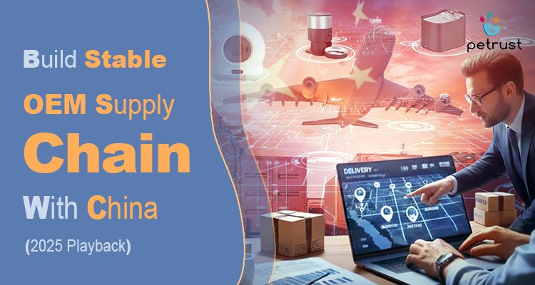 A business professional pointing at a logistics map on a laptop, symbolizing strategic planning for a stable OEM supply chain China in global manufacturing.