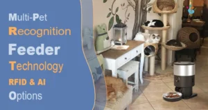 Multi Pet Recognition Feeder Technology of Home Petrust multi-pet recognition feeder technology utilizing RFID and AI options to manage feeding in a multi-cat household environment.