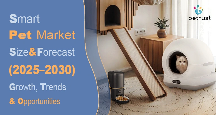 Smart pet market size and forecast 2025 to 2030 showing growth trends smart pet products demand and industry opportunities