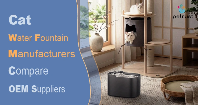 Compare cat water fountain manufacturers and OEM suppliers – petrust guide to top cat water fountain manufacturers for wholesale, custom designs, and factory sourcing